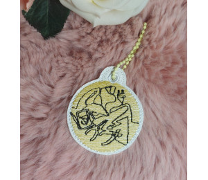 2€ ZUSATZTÜRCHEN 8. Dezember - Stickserie - ITH Anhänger Hobbies und Berufe